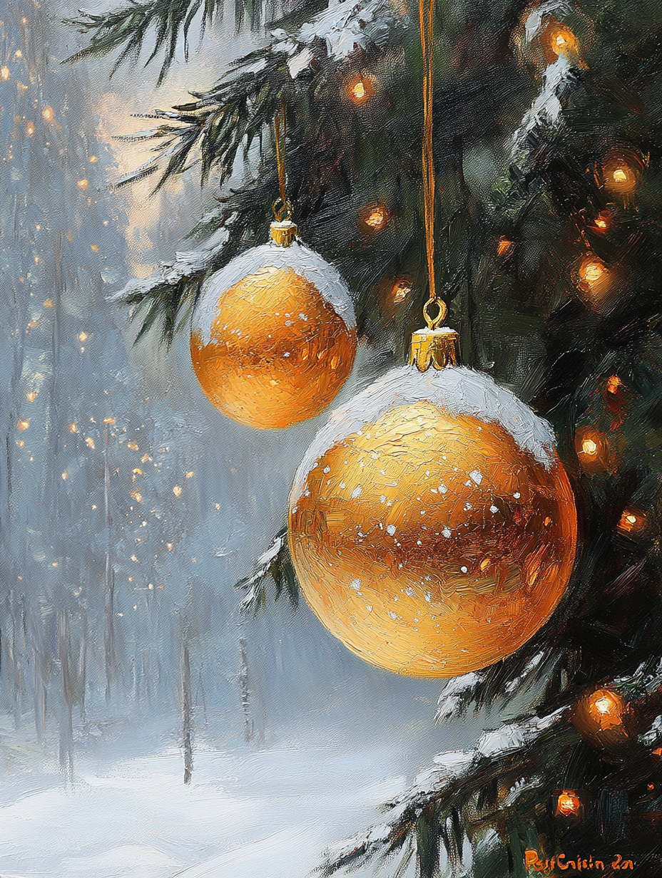 Christmas Glow in the Pines
