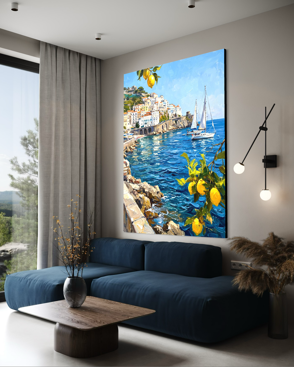 Coastal Limoncello - Hand Painting