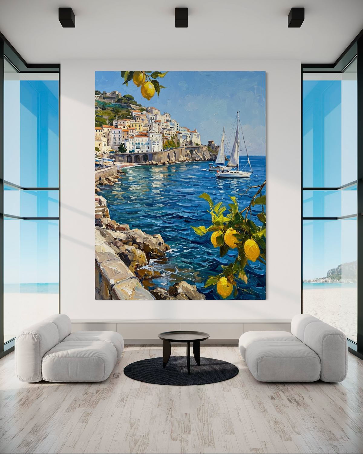Coastal Limoncello - Hand Painting Best Selling Paintings