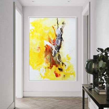 Cosmic Collision - Rolled Canvas / 45x60cm / 18x24’’ - Hand Painting