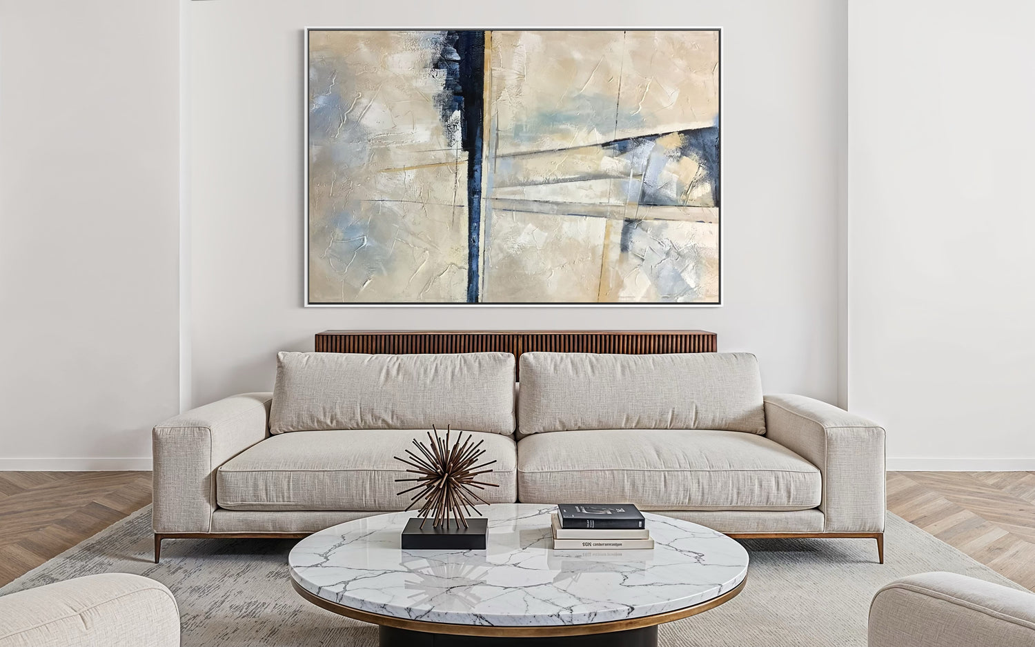 Desert Sail Abstrakte Kunstgemälde