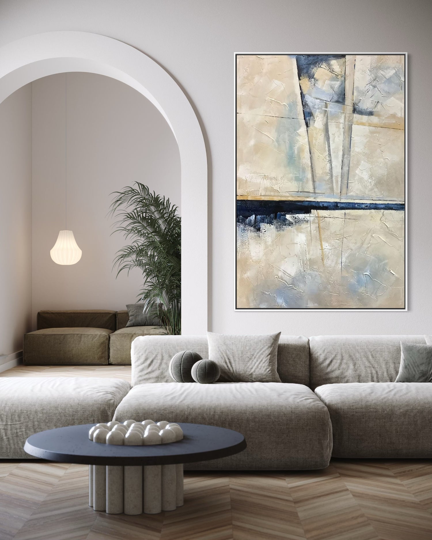 Desert Sail Abstrakte Kunstgemälde