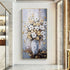 Elegant Floral Vase - Hand Painting