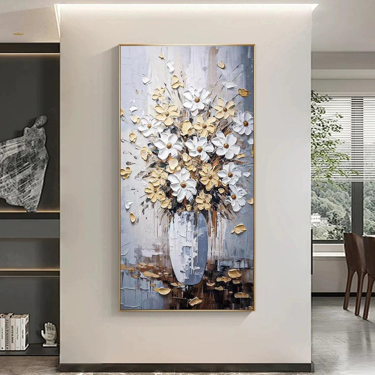 Elegant Floral Vase - Hand Painting Shop All