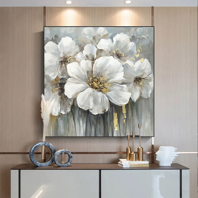 Elegy of Petals - Hand Painting