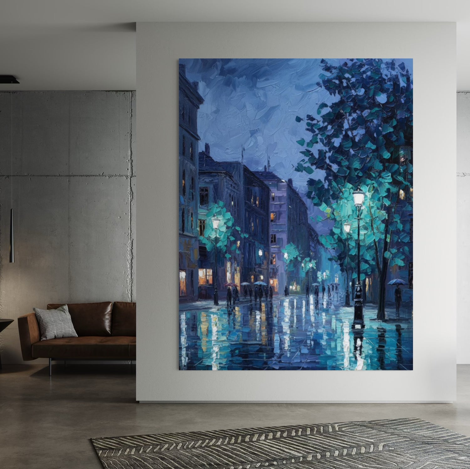 European Blue Blue Wall Art