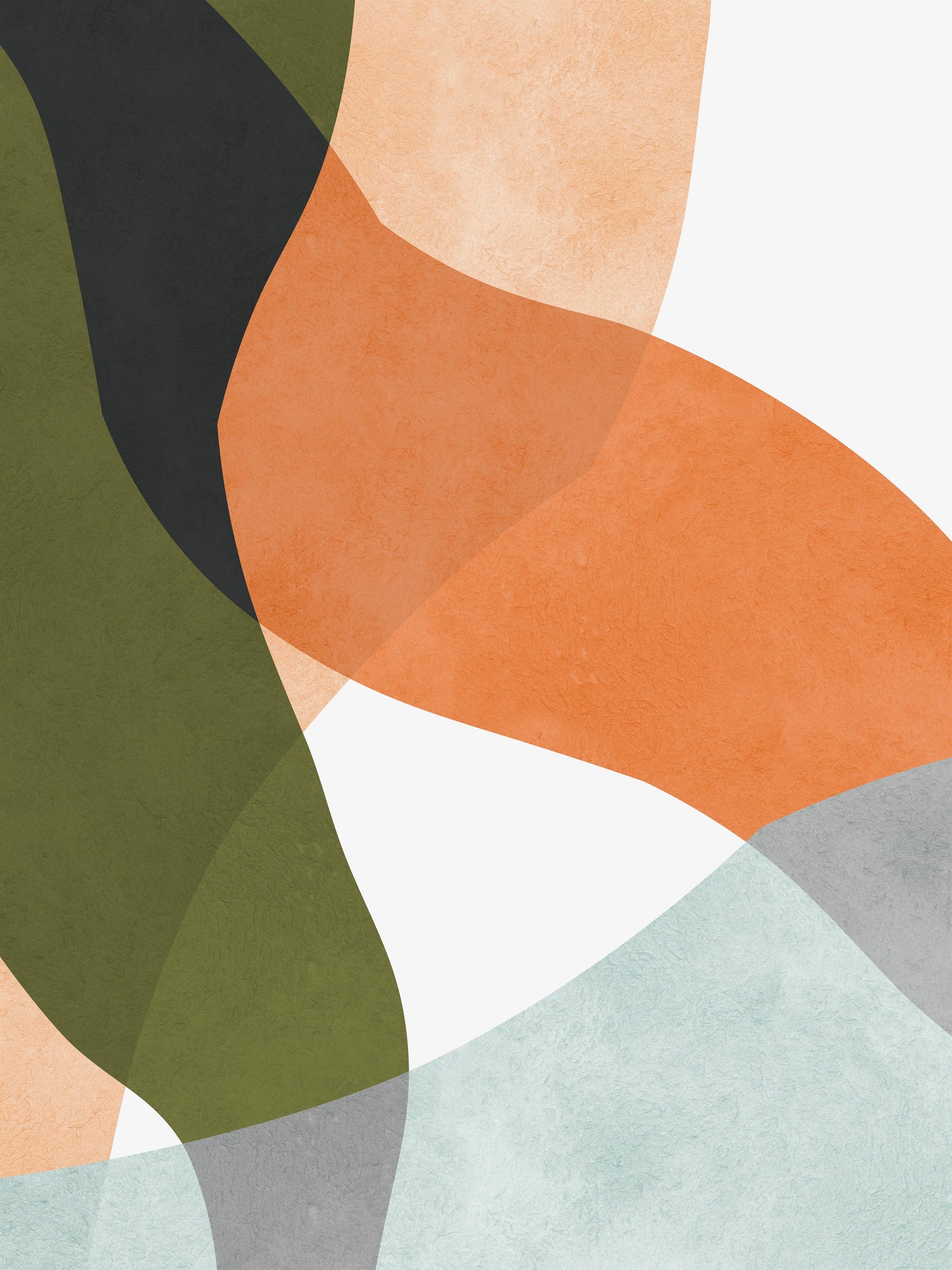 Expressionist Forms Triptych 