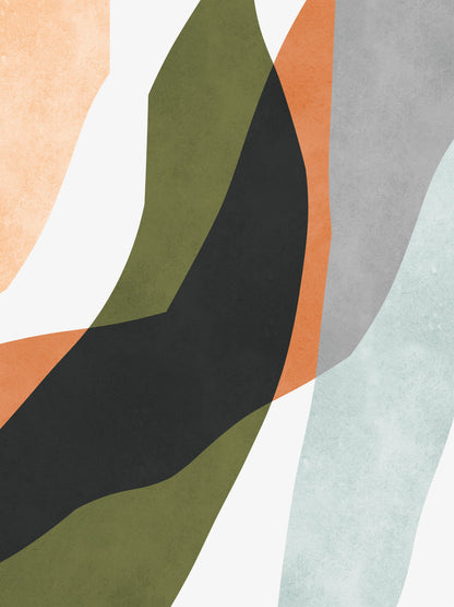 Expressionist Forms Triptych