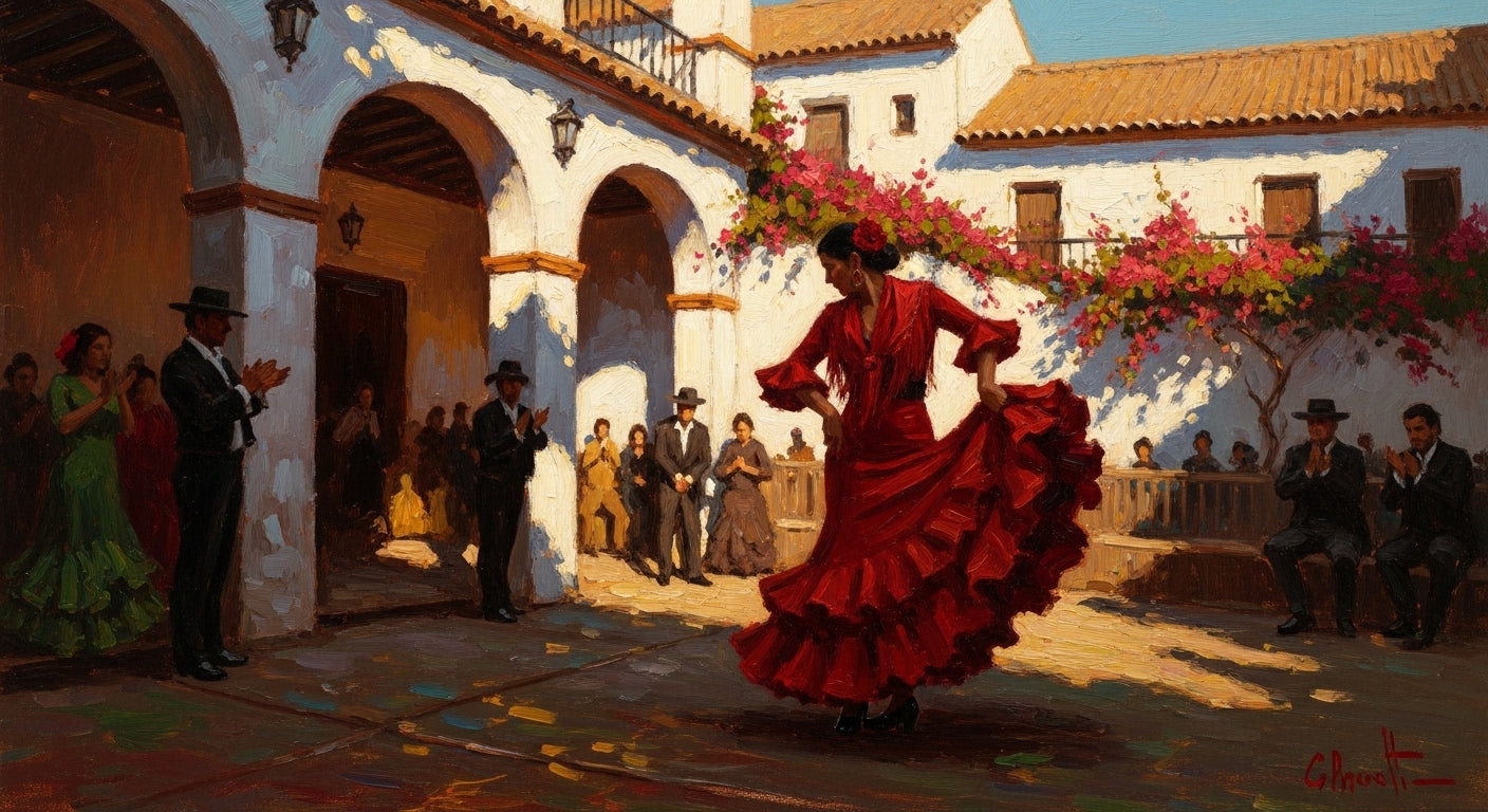Flamenco Diva Canvas Wall Art