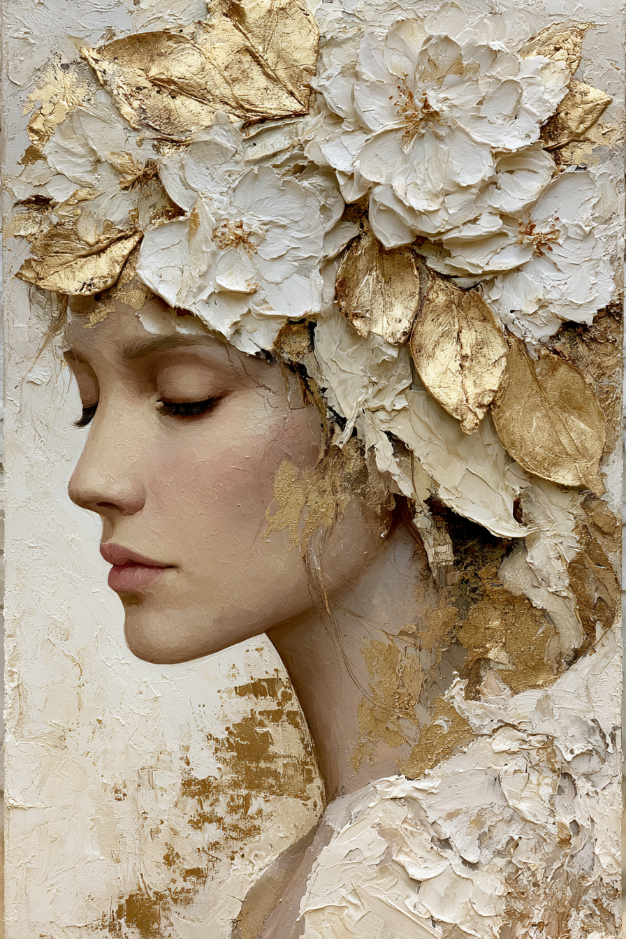 Floral Crown in Ivory