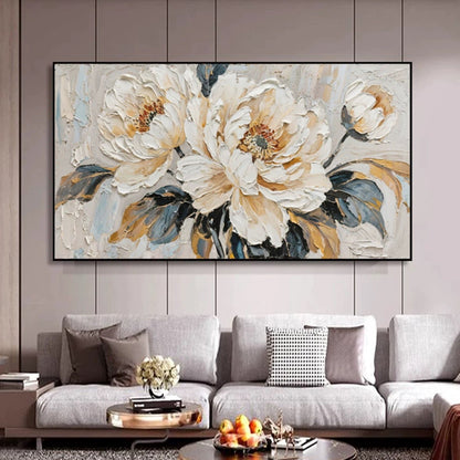 Floral Majesty - Hand Painting