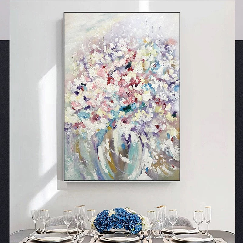 Floral Mist - Hand Painting 