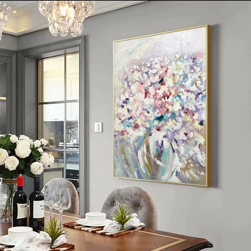 Floral Mist - Hand Painting 