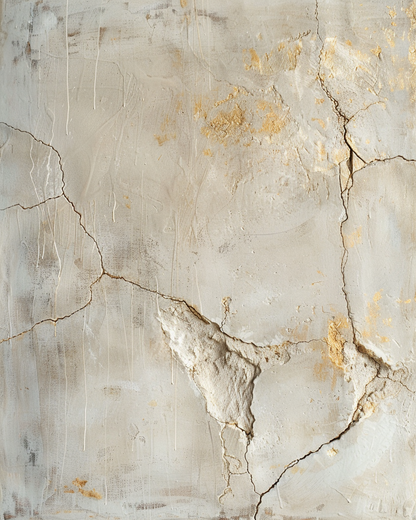 Golden Cracked Earth
