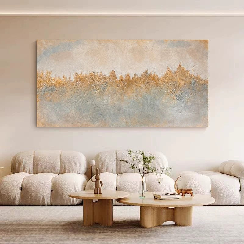 Golden Forest Sleeps - Hand Painting