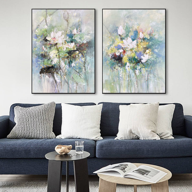 Spring Oil Painting Set - Kline Collective Luxury Wall Art