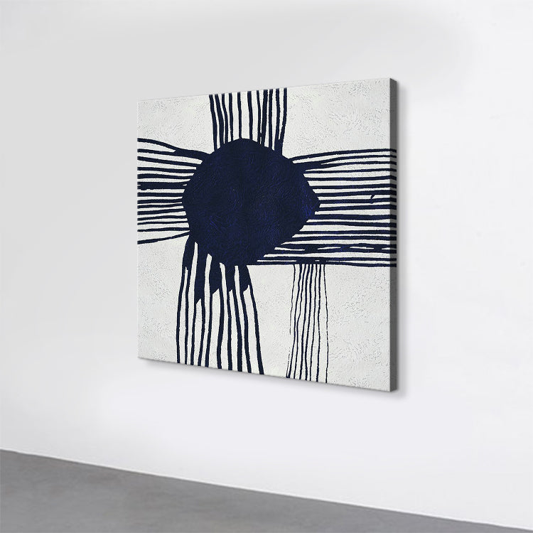 Pulling a Loose - Kline Collective Peintures en noir et blanc