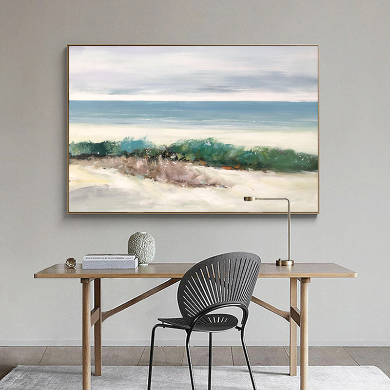 White Type Sand of Beach - Kline Collective Arte da parete orizzontale