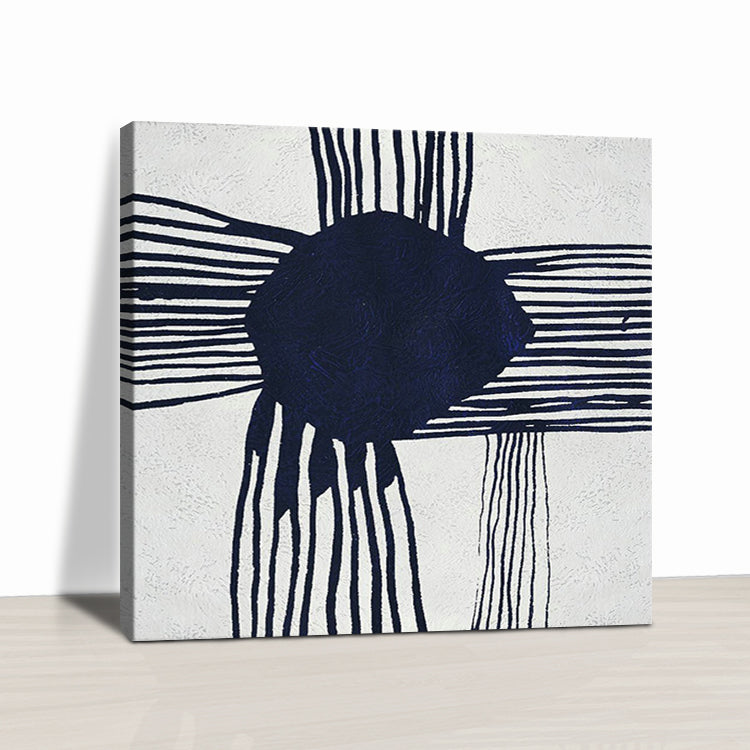 Pulling a Loose - Kline Collective Peintures en noir et blanc