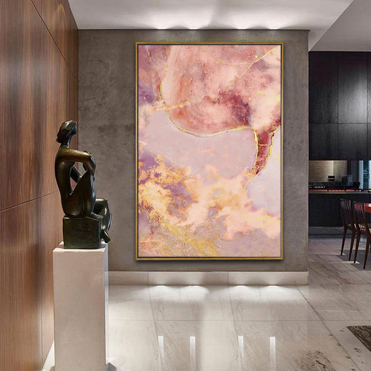 Galaxy - Kline Collective Rosa Wandkunst