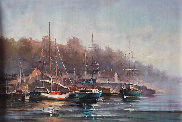 Early Fall - Kline Collective Dipinti di barche