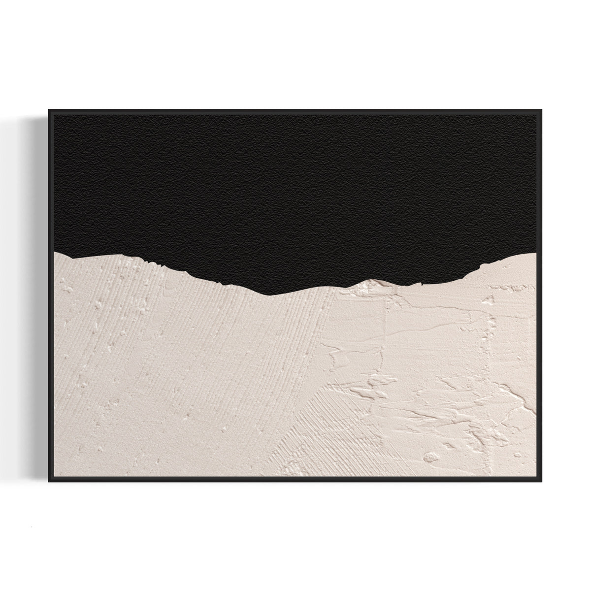 Heavens III - Hand Painting Dipinti in bianco e nero