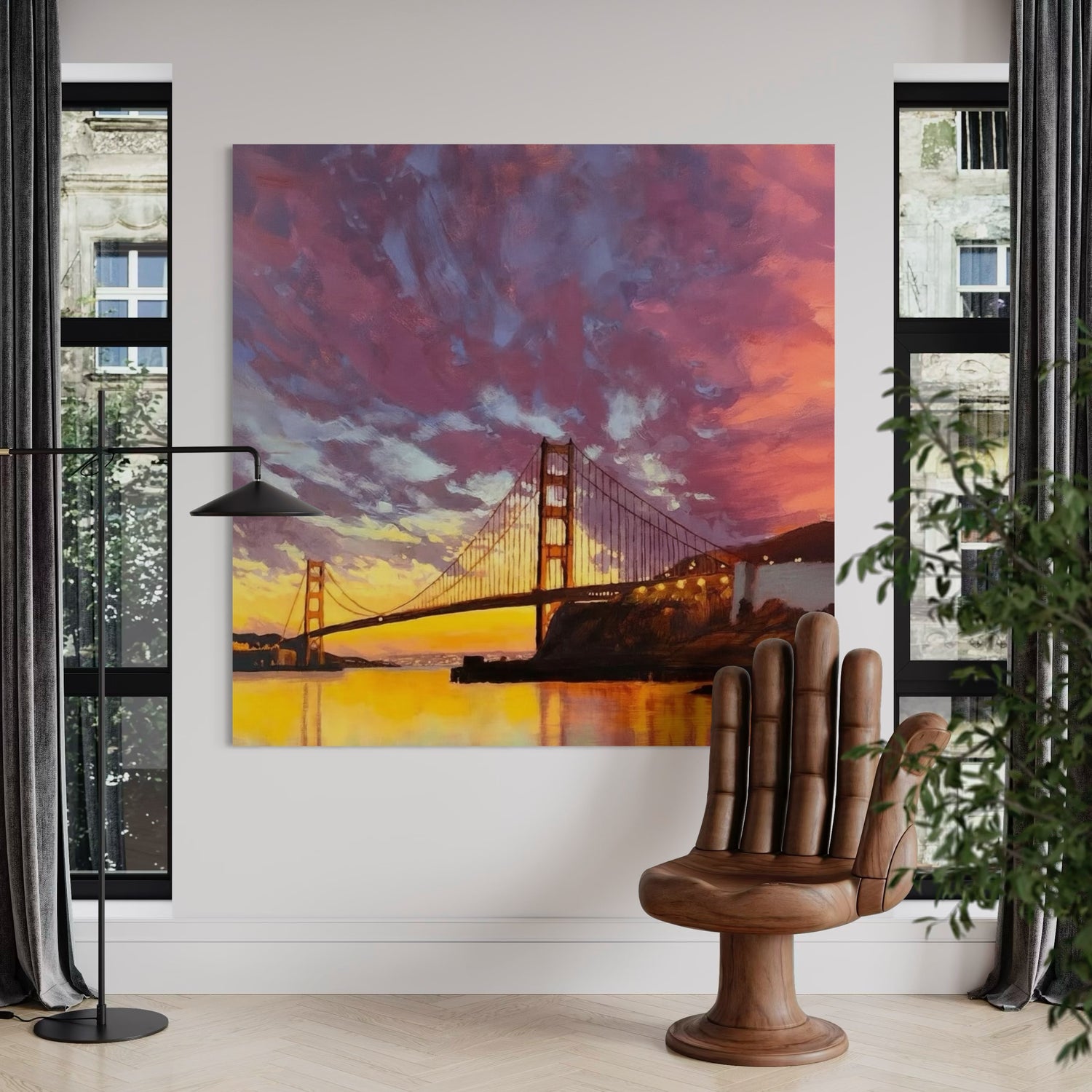 Hong Kong Magic Sunrise Paintings