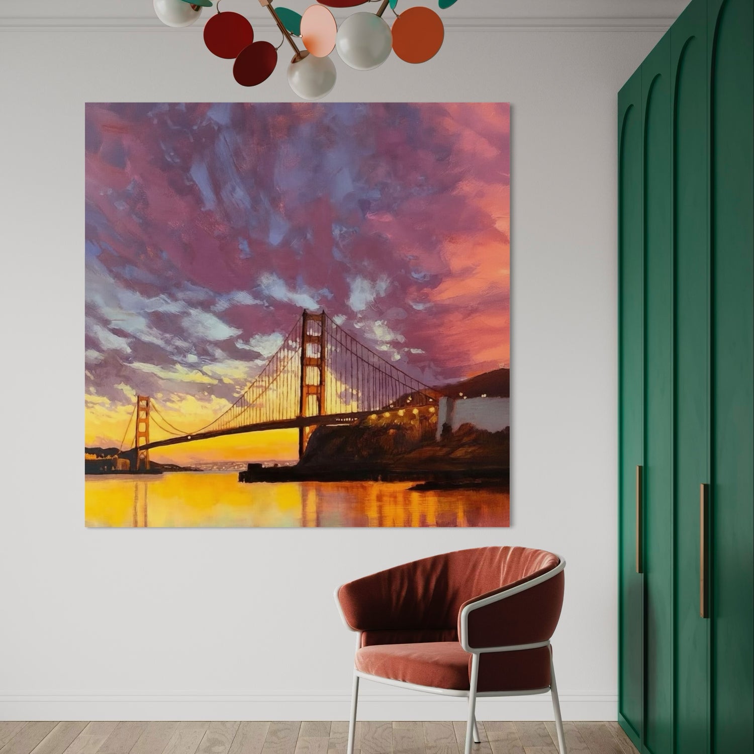 Hong Kong Magic Sunrise Paintings