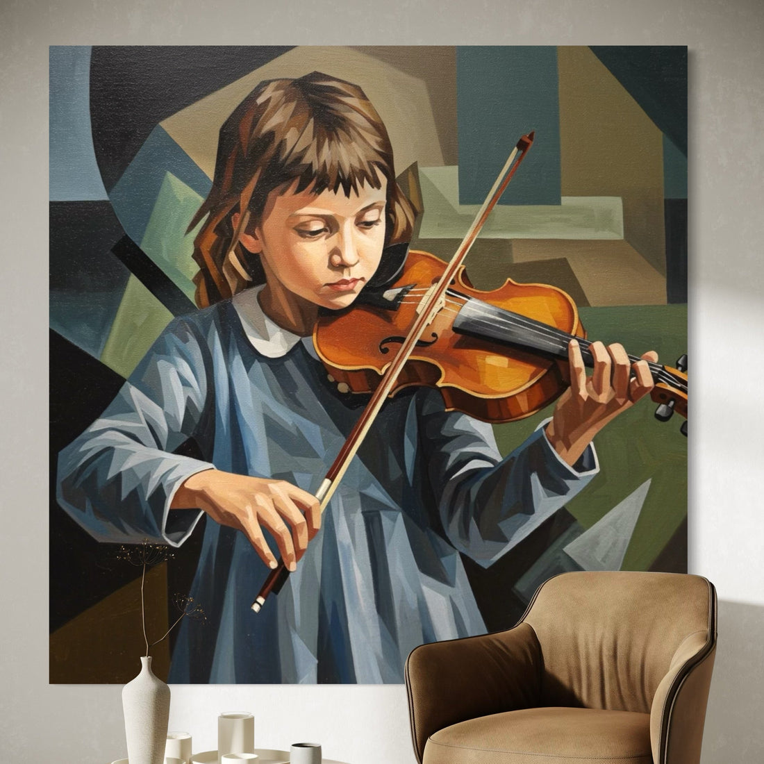 The Young Virtuoso - Hand Painting