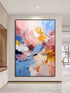 Multicolored Textured Wall Art - Hand Painting