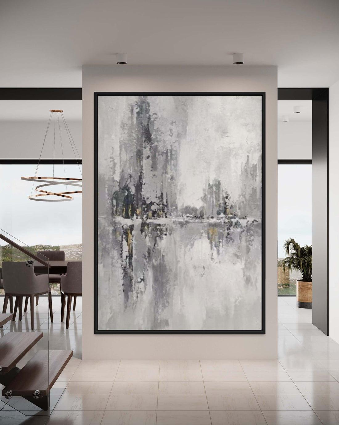 Starry Gray - Hand Painting