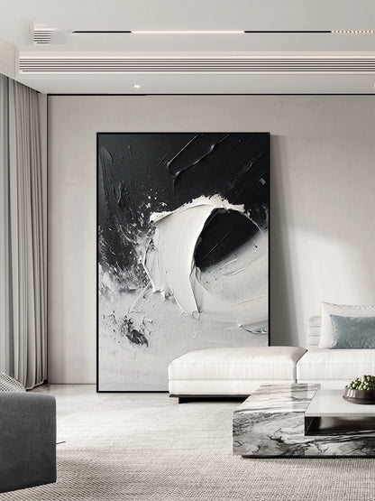 Single Wave Textured Wall Art