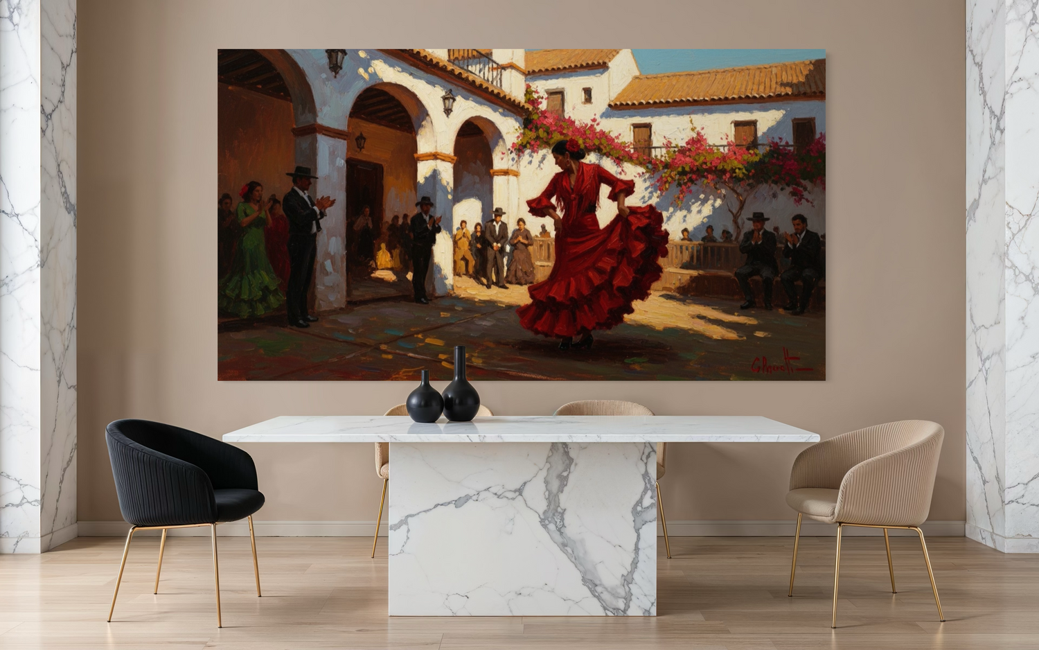 Flamenco Diva Canvas Wall Art