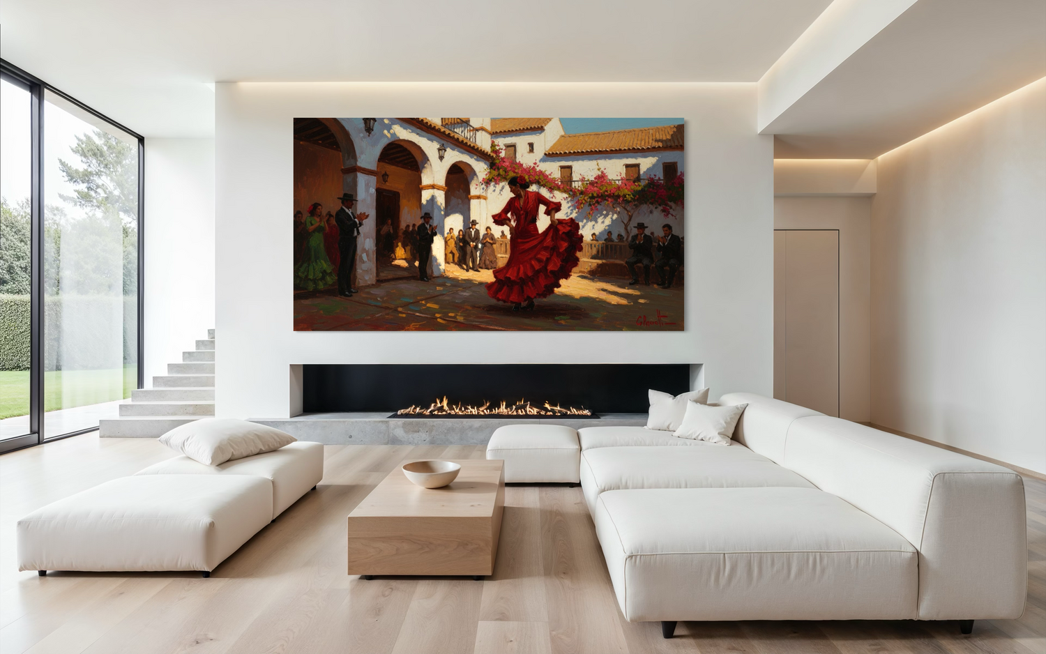 Flamenco Diva Canvas Wall Art