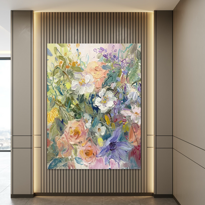 Petal Frenzy - Hand Painting