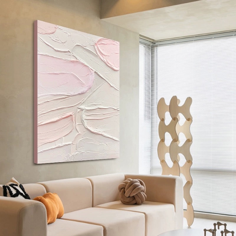 Textured Pink Wall Art