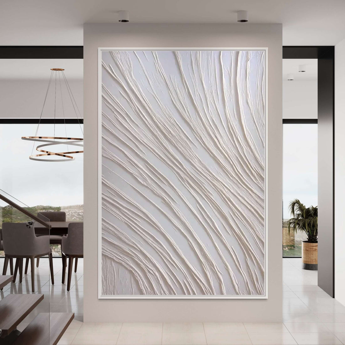 White Adventure - Hand Painting