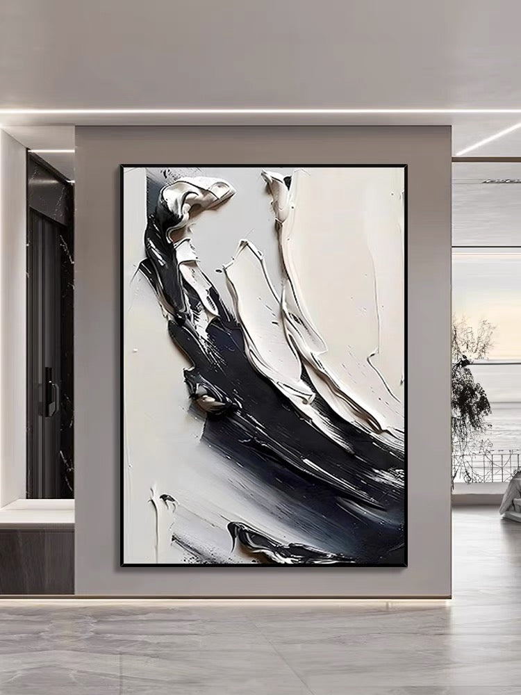 The Dark and Textured - Hand Painting