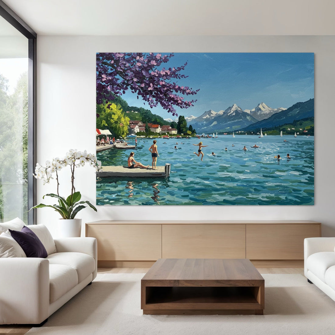Lakeside Recreation - Hand Painting