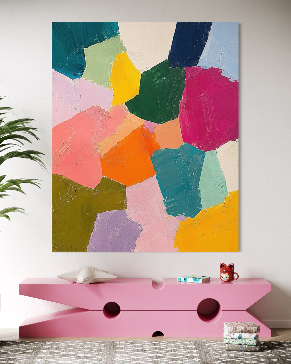 Accents - Hand Painting Arte da parete orizzontale