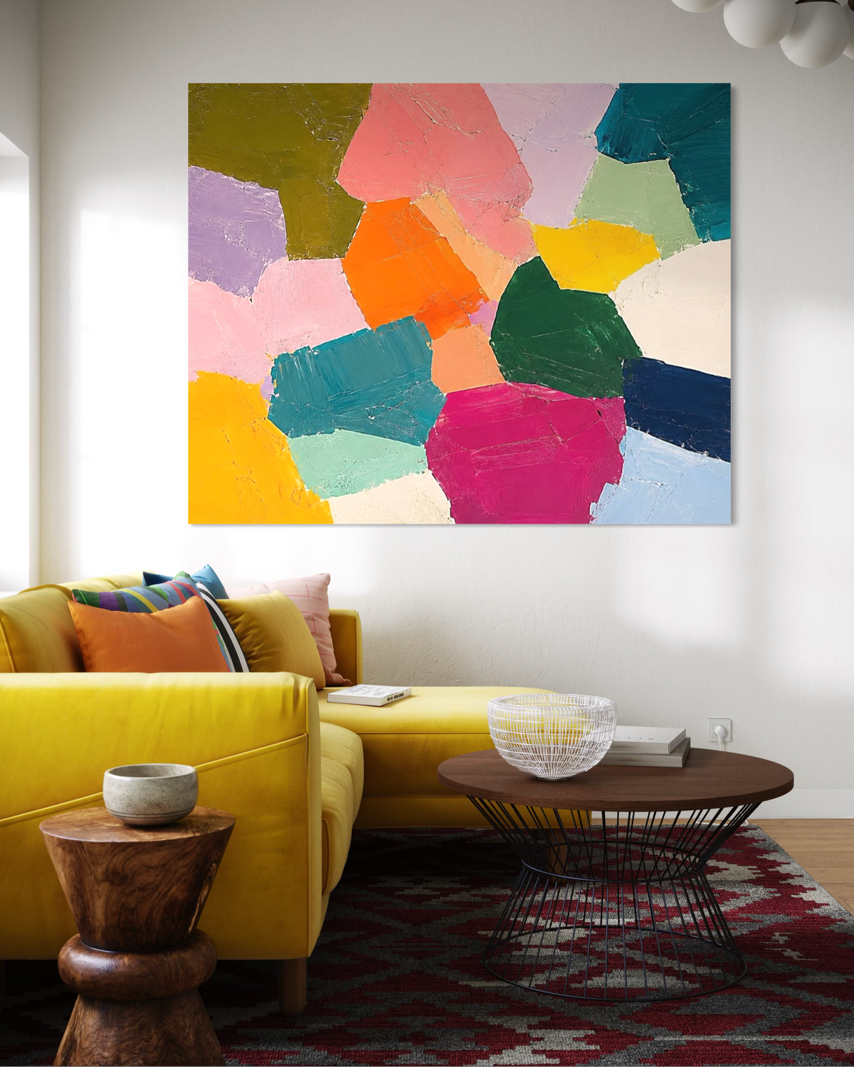 Accents - Hand Painting Arte da parete orizzontale