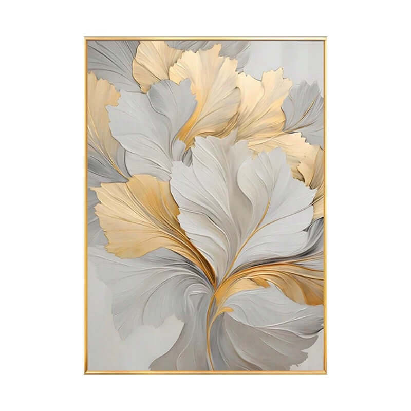 Golden Floral - Hand Painting
