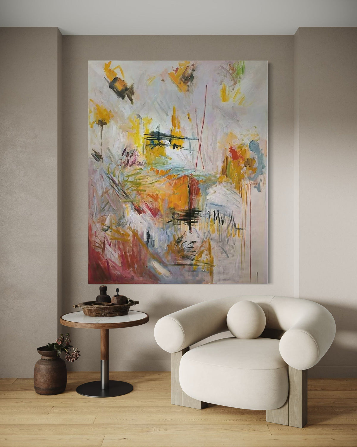 Golden Lane Echoes - Hand Painting
