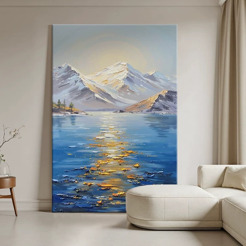 The Morning Holds Its Breath - Hand Painting