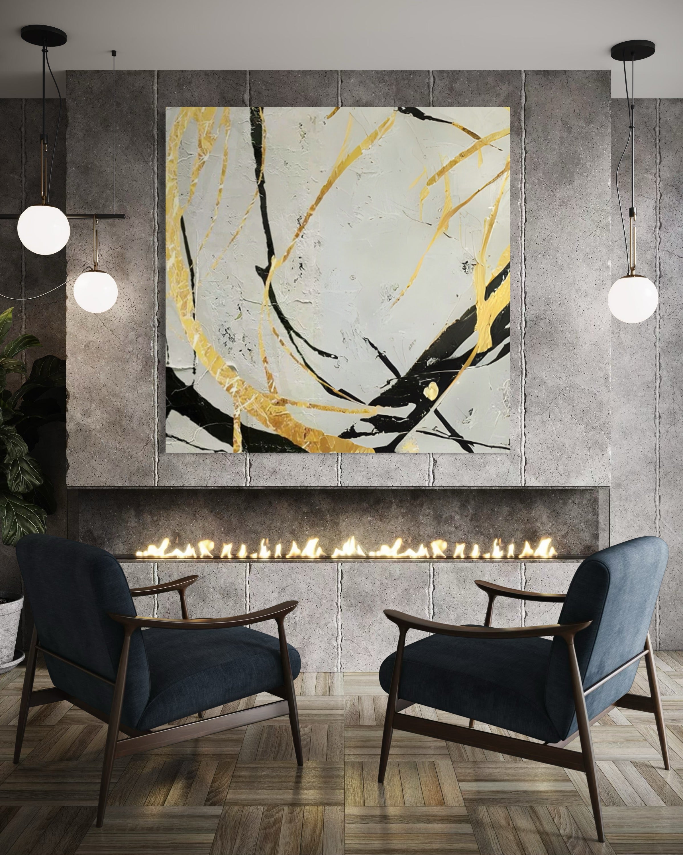 Striking abstract artwork &