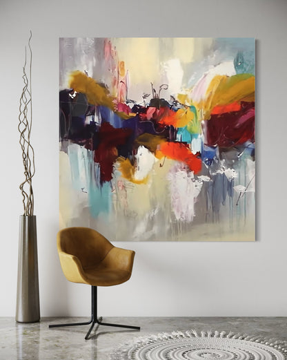 Vibrant abstract art &