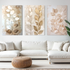 Autumn Leaves Triptych - Hand Painting