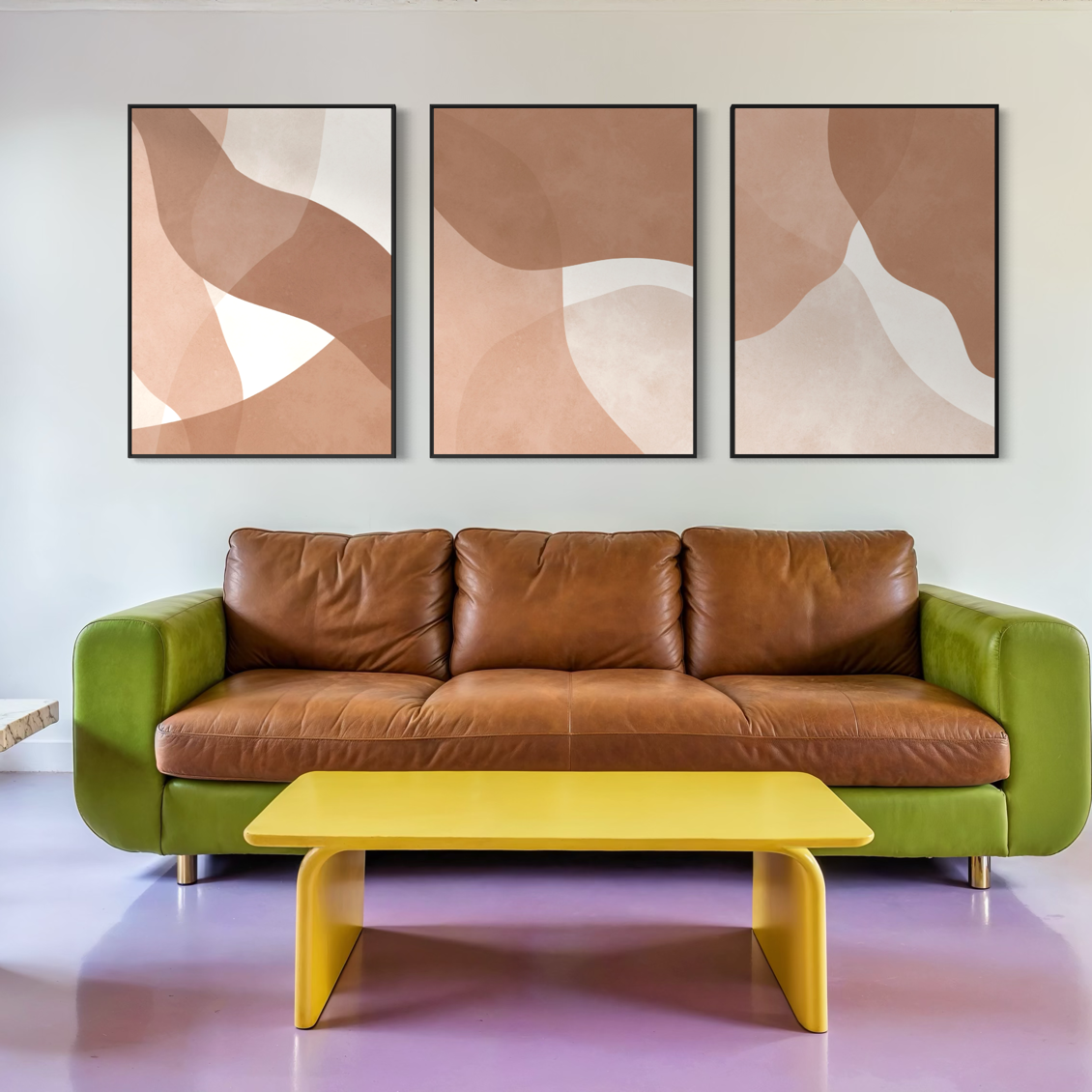 Boho Strokes Triptych