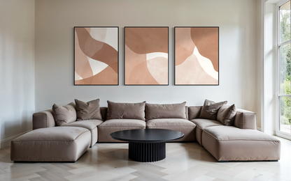 Boho Strokes Triptych