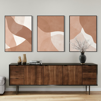 Boho Strokes Triptych